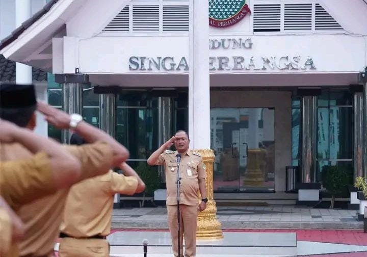 Pimpin Apel Pagi, Wabup Maslani Instruksikan ASN Responsif Hadapi Banjir