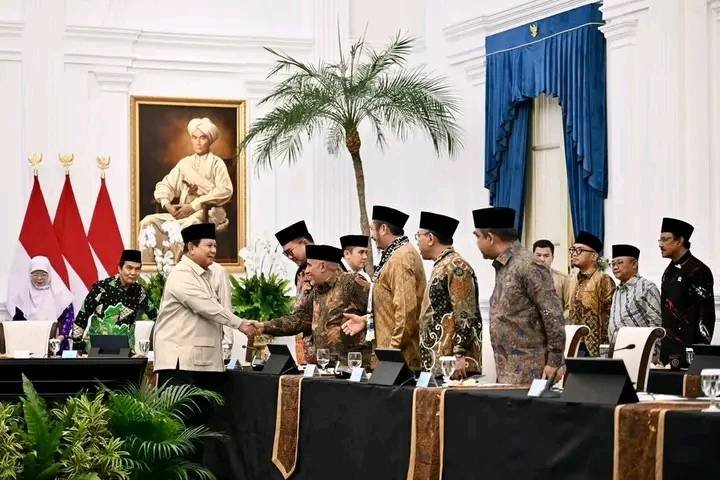 Presiden Prabowo Silaturahmi dengan Ormas Islam di Istana, Bahas Kampung Haji hingga Palestina