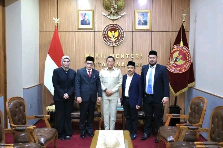 Wamenham terima audensi pemuda masjid dunia bahas peran masjid dalam ketahanan ideologi