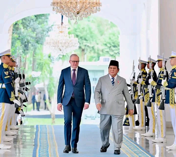Prabowo–Albanese Teken Perjanjian Keamanan Bersama, Perkuat Kemitraan Indo-Pasifik