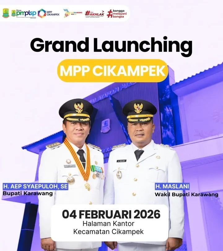 Karawang Resmikan Mal Pelayanan Publik (MPP) Cikampek untuk Mudahkan Layanan Masyarakat