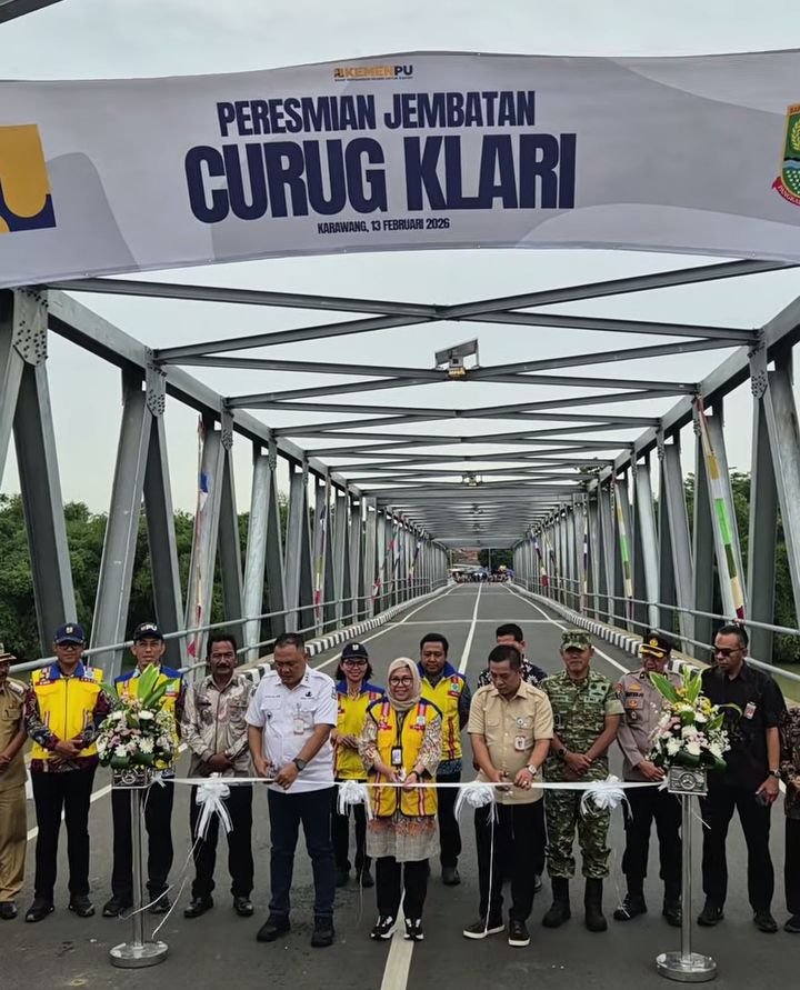 Bupati Aep Syaepuloh Resmikan Jembatan Curug, Perkuat Konektivitas Klari–Ciampel dan Dorong Ekonomi Karawang