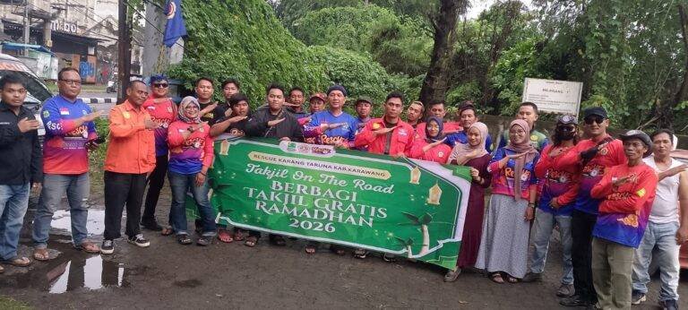 Rescue Karang Taruna Karawang dan Bina Taruna Bineka Yodha Johar Bagikan 1.500 Takjil di Bulan Ramadhan
