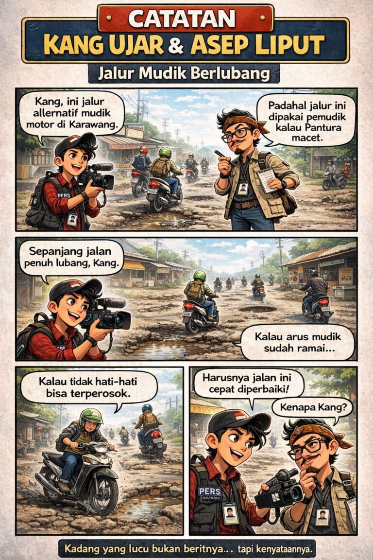 Inovasi Media: Komik Wartawan “Kang Ujar dan Asep Liput” Hadirkan Kritik Sosial dengan Gaya Satir