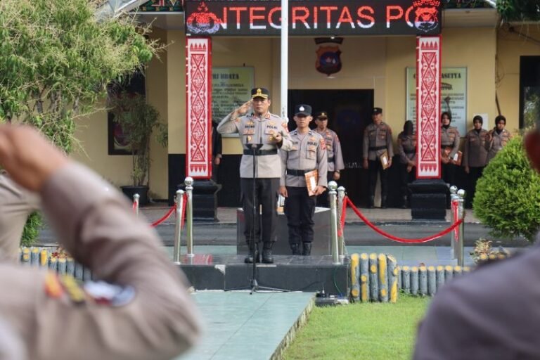 Pejabat Utama Polres Pasaman Barat Berotasi, Kapolres Pimpin Langsung Upacara Pelantikan Dan Sertijab