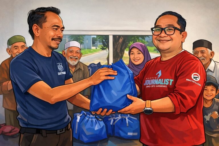 Menjelang Lebaran, IWOI Karawang Hadirkan Harapan bagi Warga Lewat Aksi Berbagi