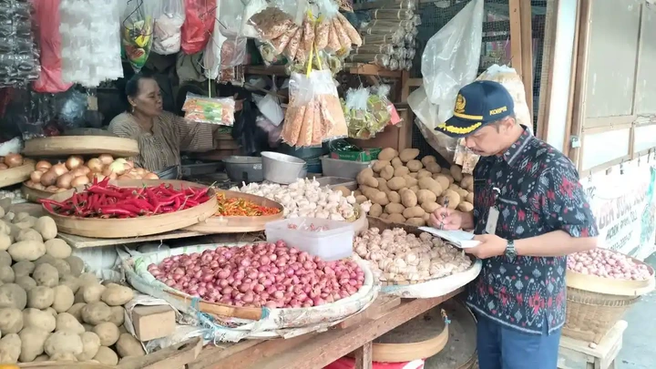 Harga Pangan di Kota Kediri Mulai Terpantau Turun Seusai Lebaran, Pasokan Pangan Dipastikan Aman