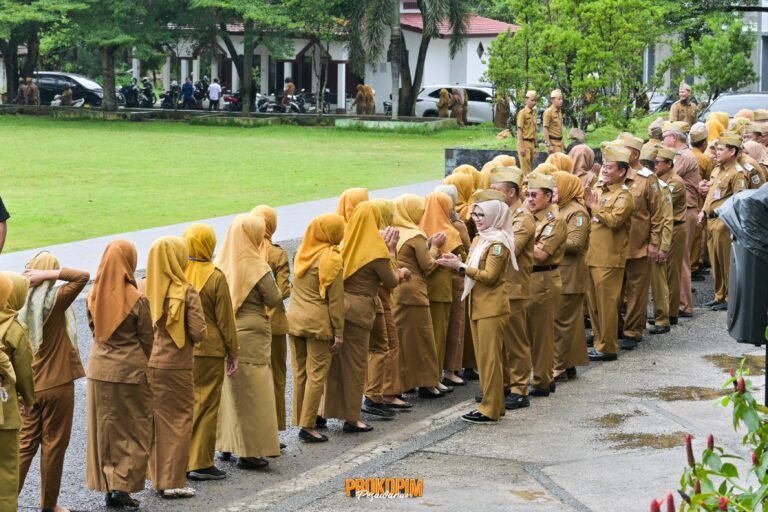 Halal Bihalal Pemkab Pesawaran, Bupati Nanda Indira Ajak Tingkatkan Kinerja dan Pelayanan Publik