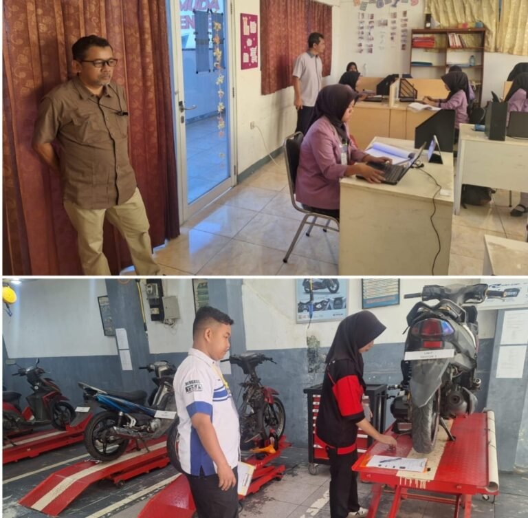 Uji Teori dan Praktek Siswa, SMK Muhammadiyah 2 Cikampek Laksanakan UKK dan USK