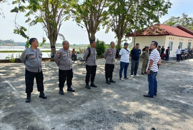 Polsek Rengasdengklok Gelar Apel Kesiapan Pengamanan Audensi Ormas GMPI DPC Kecamatan Jayakerta