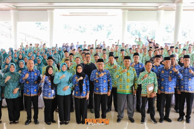 Perkuat Sinergi dan Bahas Isu Strategis, Pemkab Pesawaran Gelar Rakor dan Halal Bihalal Kepala Desa