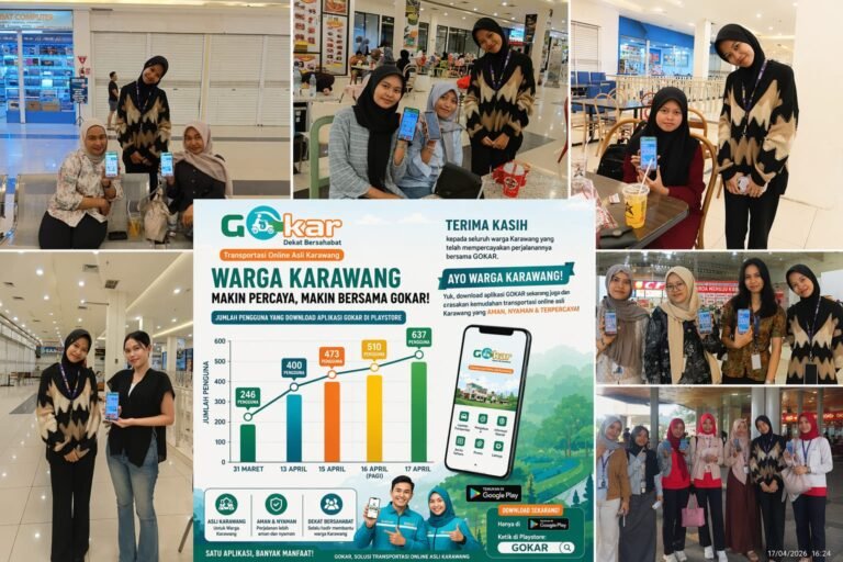 Download GOKAR Sekarang! Aplikasi Ojek Online Asli Karawang Makin Diminati Warga