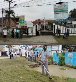 Jaga Lingkungan Yang Bersih dan Sehat, Pemdes Kalangsuria Laksanakan Kegiatan Jumat bersih