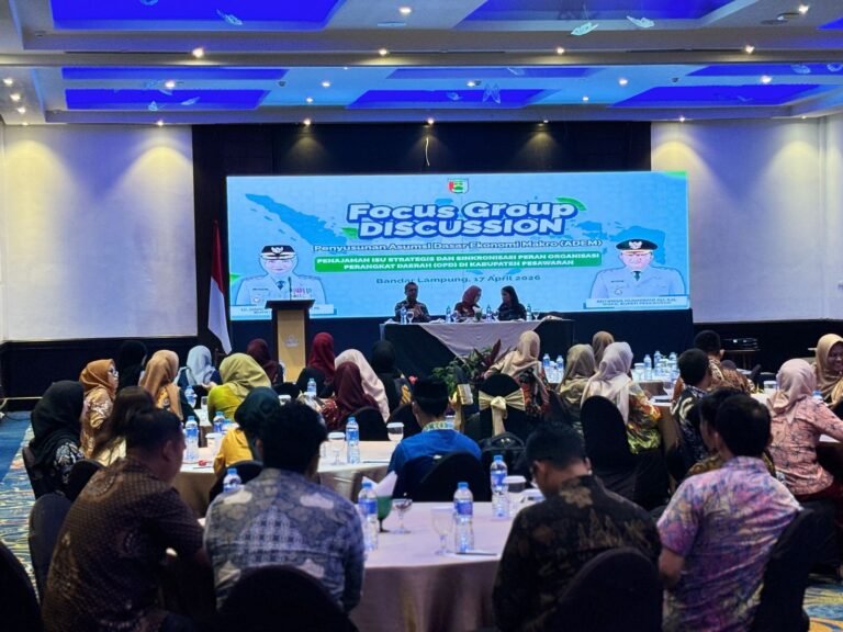 FGD Penyusunan ADEM 2026–2027, Pemkab Pesawaran Perkuat Sinkronisasi Perencanaan dan Penganggaran Daerah