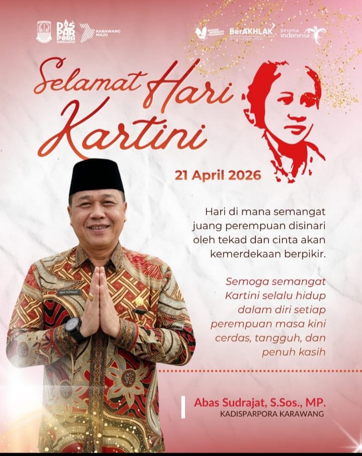 Kadisparpora Karawang Sampaikan Ucapan Hari Kartini 2026, Dorong Perempuan Lebih Berdaya