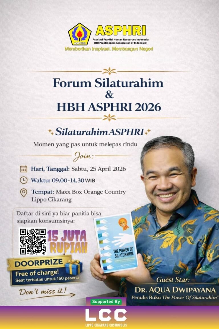 198 Peserta Siap Hadiri Forum Silaturahim dan HBH ASPHRI 2026 di Lippo Cikarang