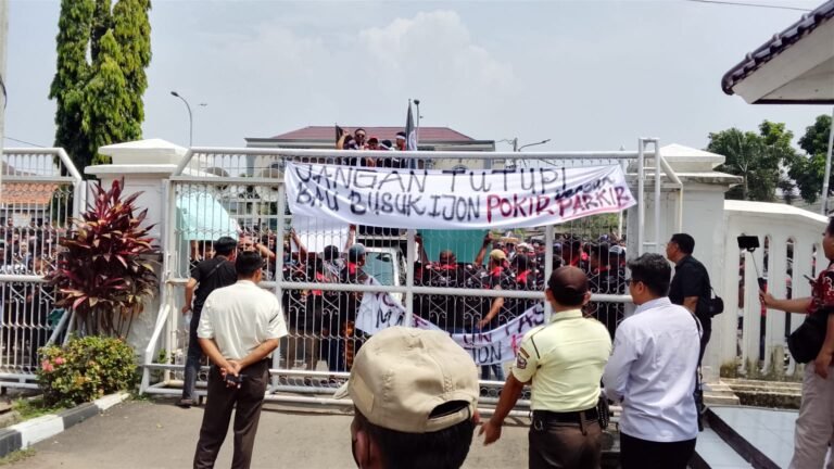 Polemik Parkir RSUD Memanas, GMPI Karawang Turun Aksi Desak DPRD Buka RDP