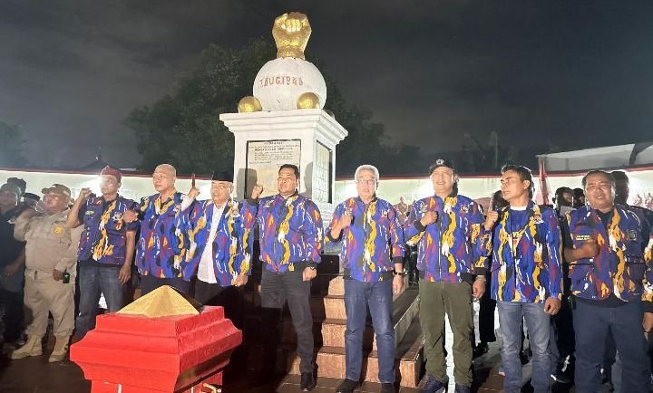 LSM Laskar NKRI Napak Tilas di Monumen Kebulatan Tekad Rengasdengklok