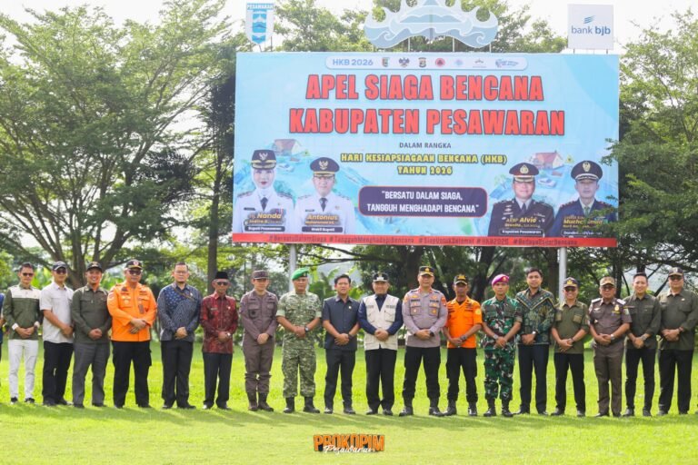 Gelar Apel Siaga Bencana, Pemkab Pesawaran Perkuat Kesiapsiagaan Hadapi Ancaman Bencana