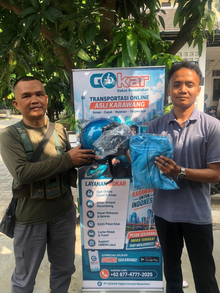GOKAR Distribusikan Atribut Driver Secara Bertahap Akibat Lonjakan Pendaftar