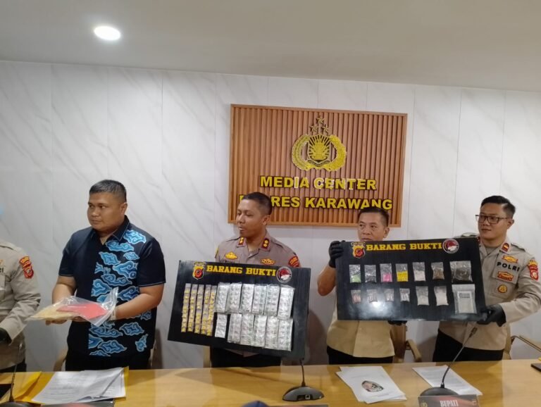 Polres Karawang Bongkar 31 Kasus Narkoba, Sita 1,4 Kilogram Sabu dan Amankan 41 Tersangka