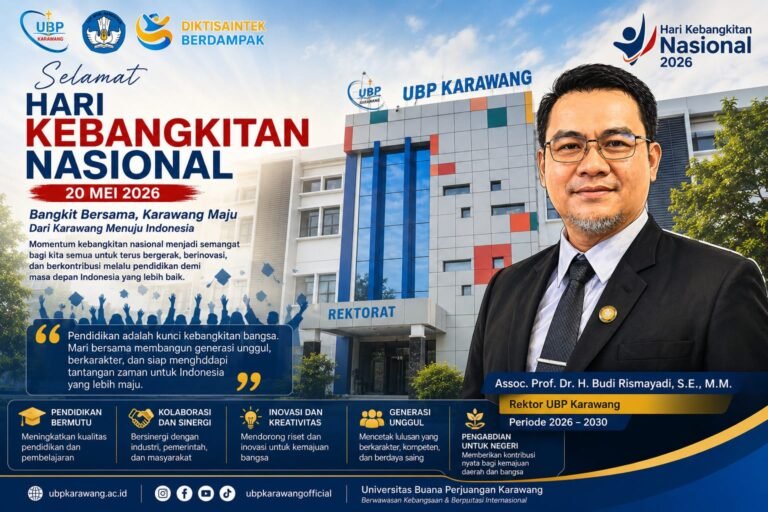 Assoc. Prof. Dr. H. Budi Rismayadi Pimpin UBP Karawang, Usung Semangat Kebangkitan Pendidikan