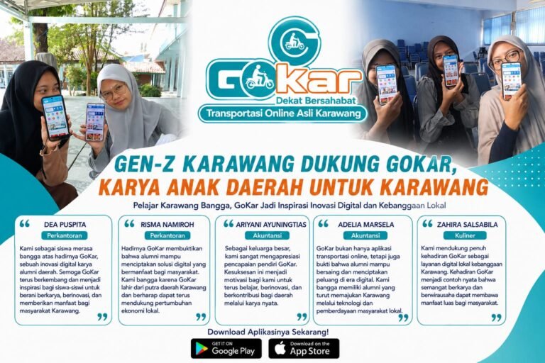 Pelajar SMKN 2 Karawang Dukung GoKar, Bangga Karya Digital Alumni Lokal