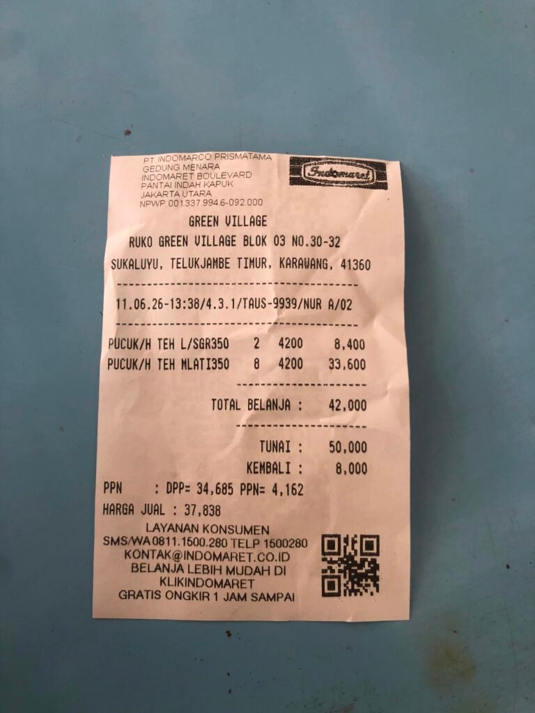Pelanggan Kecewa, Hadiah Teh Pucuk Harum Ditolak Indomaret Green Village Karawang