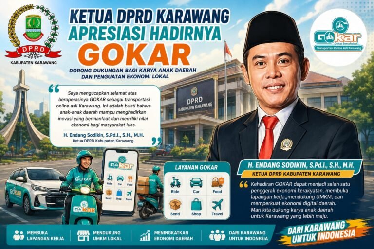 GOKAR Hadir dengan Tarif Terjangkau, DPRD Karawang Sambut Positif Inovasi Lokal