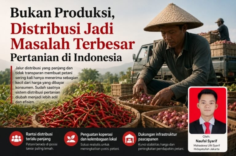 Jalur Distribusi Pertanian Masih Bermasalah, Petani Rugi Konsumen Tetap Mahal