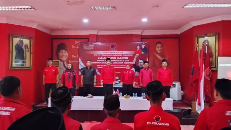 DPC PDI Perjuangan Karawang Gelar Pendidikan Politik, Haul Bung Karno, dan Pengajian Kebangsaan