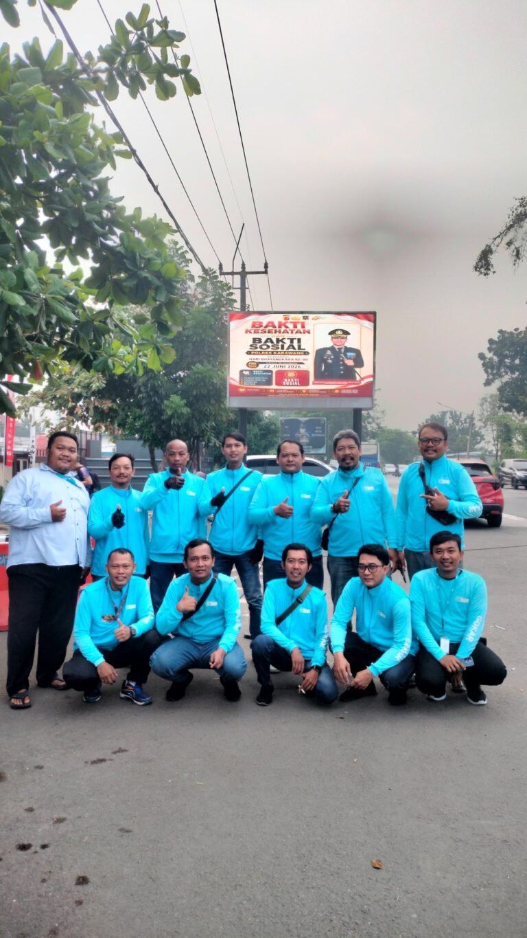 GOKAR Ikut Sukseskan Bakti Kesehatan Hari Bhayangkara ke-80 Polres Karawang