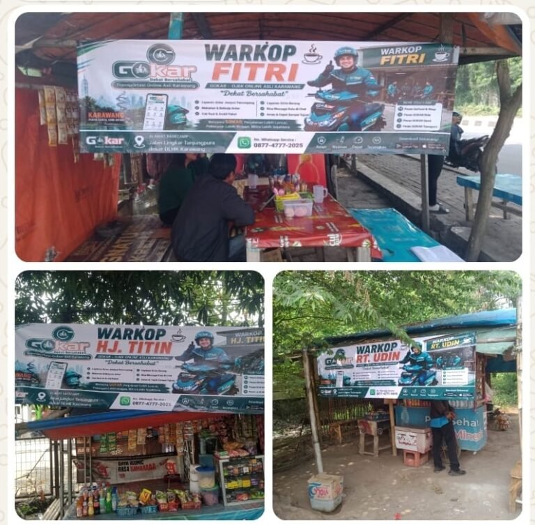 GOKAR, Aplikasi Ojek Online Pertama Asli Karawang, Luncurkan Program Warung Sahabat GOKAR untuk UMKM