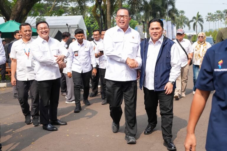 Dukung Arahan Presiden untuk Penguatan Kualitas Generasi Muda, Menpora Erick Hadiri Building Indonesia’s Future Generations Through Nutrition di Sentul