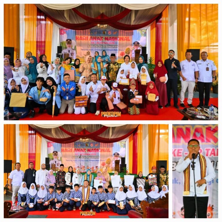 Hari Anak Nasional 2026 Kabupaten Pesawaran: Perkuat Karakter dan Perlindungan Anak Songsong Indonesia Emas 2045