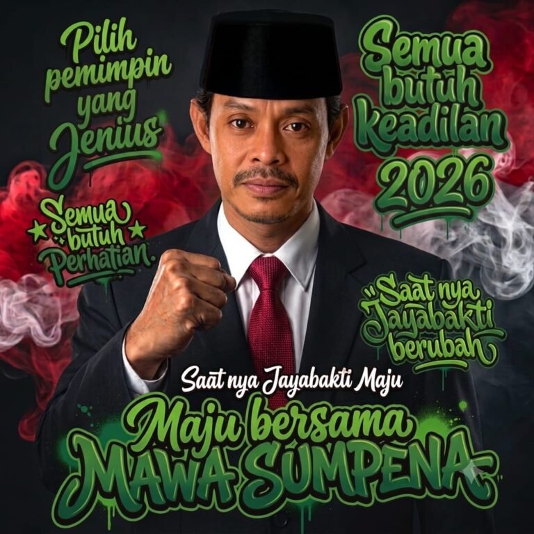 Diantar Ribuan Pendukung, Mawa Sumpena Daftarkan Diri sebagai Calon Kades Jayabakti