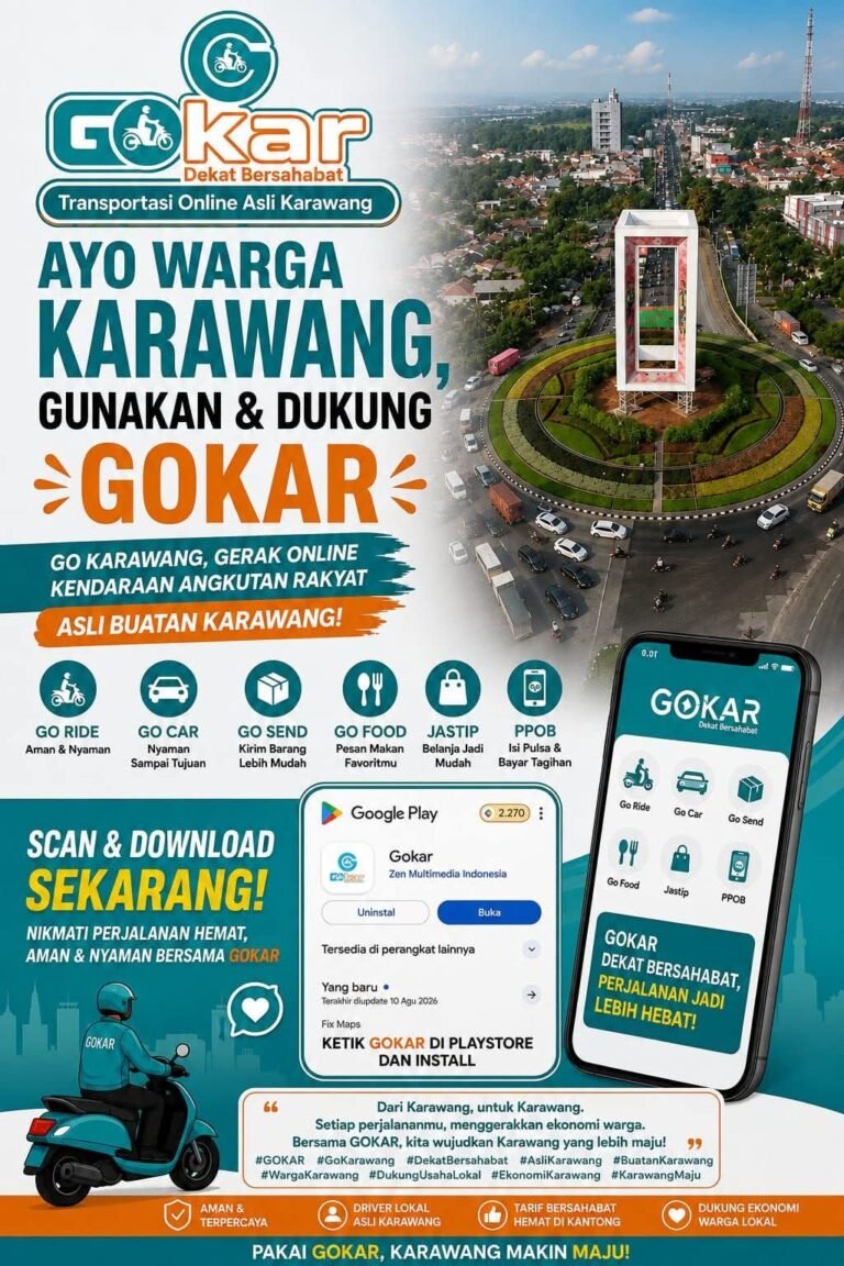 GOKAR, Transportasi Online Asli Karawang yang Kini Dilirik Warga