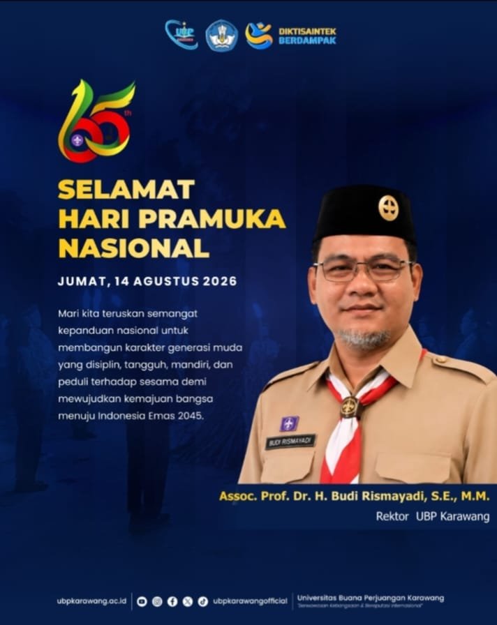 Rektor UBP Karawang: Semangat Pramuka Harus Jadi Fondasi Generasi Muda