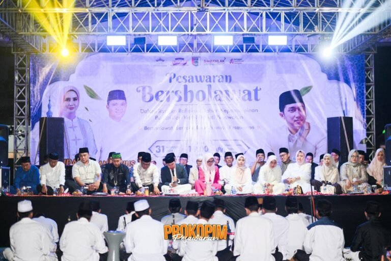 Pesawaran Bersholawat Tandai Satu Tahun Capaian Pembangunan, Satukan Doa dan Harapan Masyarakat