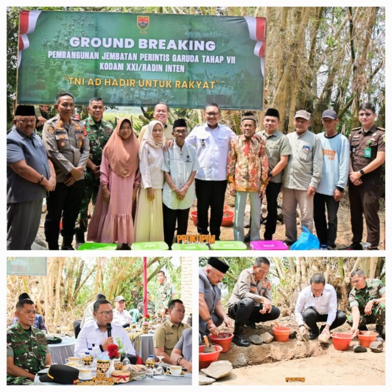 Ground Breaking Jembatan Perintis Garuda Tahap VII, Perkuat Akses Pertanian Sampai ke Desa