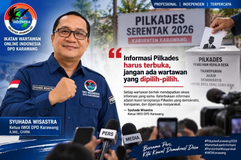 Pilkades Serentak 67 Desa di Karawang, IWOI Minta Semua Wartawan Mendapat Akses Informasi